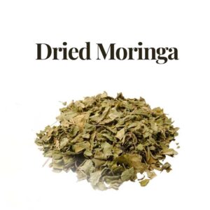 Dried moringa leaves